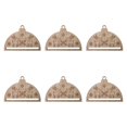 thumbnail image 3 of balikha 6Pcs Christmas Macrame Ornament Christmas Ornament Wall Hanging Semi Circle Crafts Xmas Tree Decor for Holiday Seasonal Decor Elk, 3 of 9