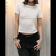 thumbnail image 4 of Camisetas de Algodón para Mujer, Cuello Redondo, Corta, Básicas, Informales, de Verano, Color , Talla S, 4 of 8