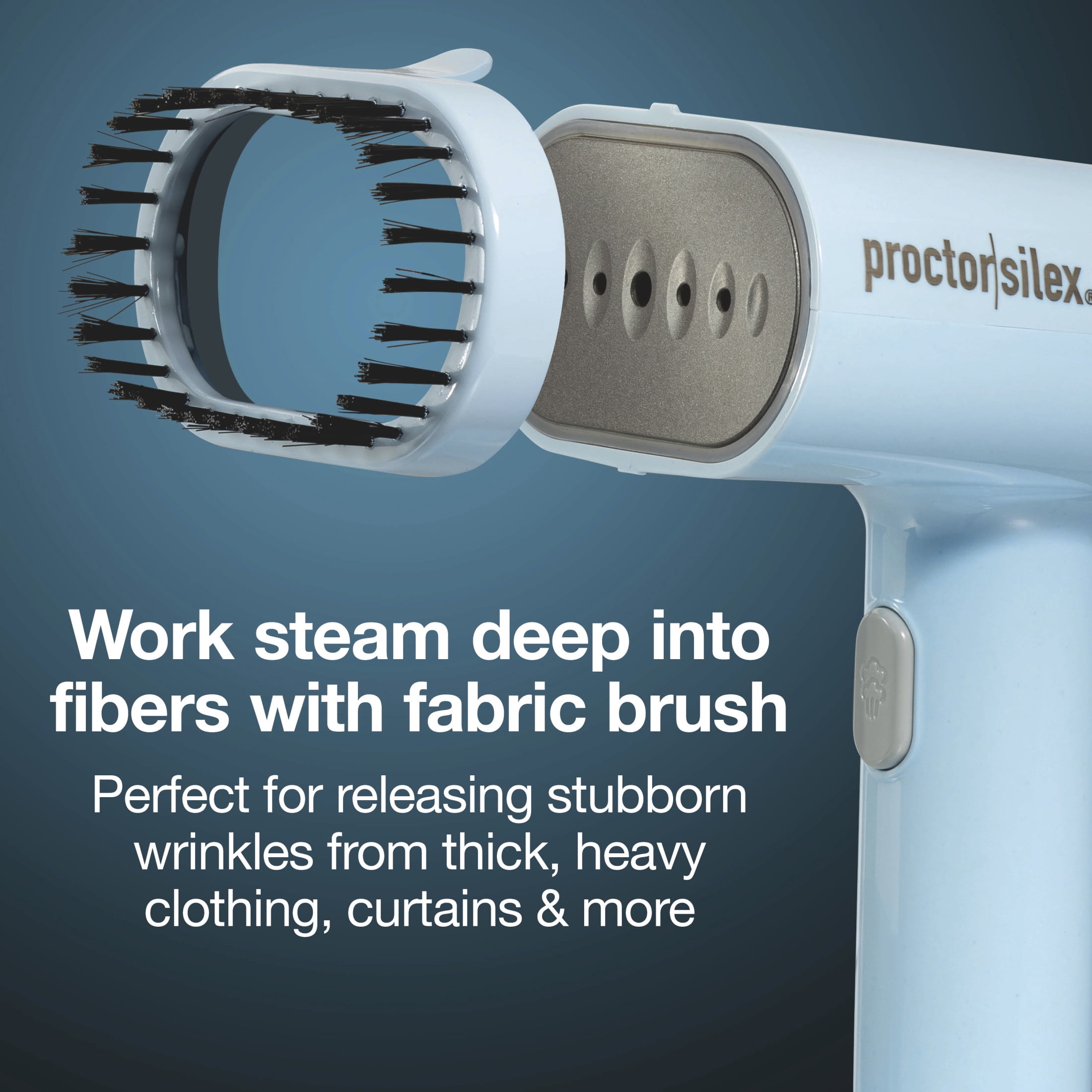 Proctor Silex 2-in-1 Handheld Garment Steamer and Iron for Clothes with Removable Water Reservoir