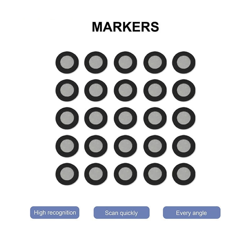 500pcs MARKERS For 3D Scanning 6.0 Mm Reference Marking Point Diffuse Reflection Markers For 3D Scanner Positioning Targets