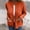 Orange, variant on Womens Plus Size Coats Zipper Lightweight Jackets Women's Solid Color Button Knit Stripe Jacket Long Sleeved Round Neck Sweatshirts with Pocket Size S-5XL