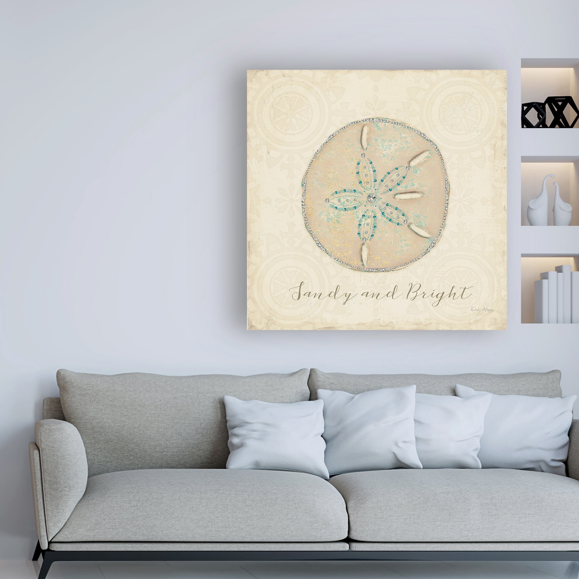 Trademark Fine Art 'Beach Treasures IV Christmas' Canvas Art by Emily Adams
