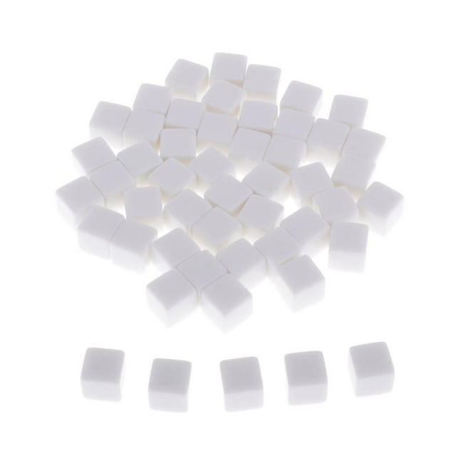50 piezas de de dados en , bloques de dados de escritura de 14 mm para manualidades, fabricación de rompecabezas, juegos de Hugo Dados de juegos de mesa