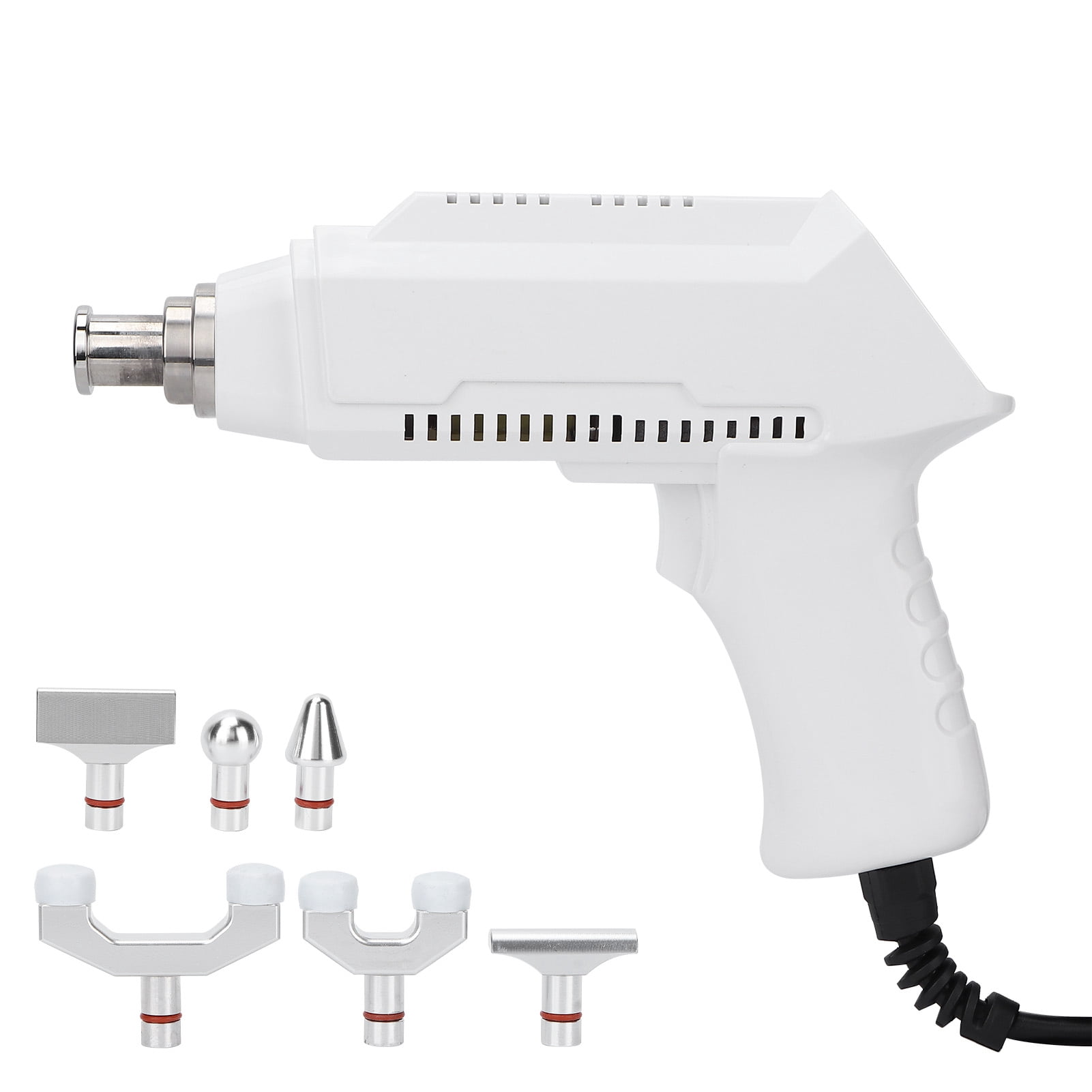 Electric Spine Massager Adjusting Corrector Gun Electric Spine Chiropractor WhiteUS Plug 110V