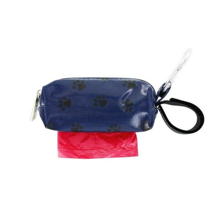 UPC 769995160396 product image for Doggie Walk Bags Square Duffel Paw Print Bag, Navy | upcitemdb.com