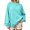 Sky Blue, variant on Womens Crewneck Sweatshirt Oversized Long Sleeve Casual Fall Outfits Long Sleeve Trendy Pullover Tops with Pockets (Sky Blue XL)