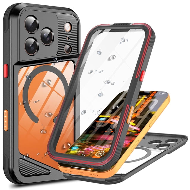 Funda Mangix para iPhone 17 Pro Max resistente al agua y a los golpes