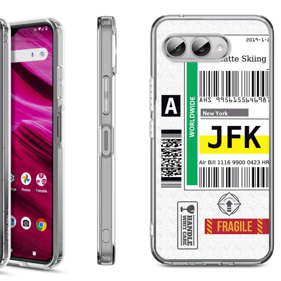 Shockproof Phone Case for T-Mobile Revvl 8, by OneToughShield - Mail / New York