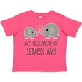 thumbnail image 3 of Inktastic My Godmother Loves Me Boys or Girls Toddler T-Shirt, 3 of 5