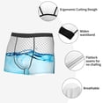 thumbnail image 3 of Picia Crystal Clear Water Splash Pattern Men’s Boxer Briefs – Soft & Breathable Underwear, Stretchy & Comfortable Fit, Supportive Pouch Design, Moisture-Wicking-Large, 3 of 5