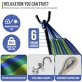 thumbnail image 6 of Sorbus Double Hammock w/ Steel Stand, Carry Case, 6 Tension Levels, 450 lb Capacity, Indoor/Outdoor Blue/Green, 6 of 7