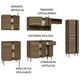 thumbnail image 4 of Cocina Integral Modular Completa Madesa Emilly 293cm Marrón, 4 of 8