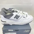 thumbnail image 2 of New Balance 550 BB550WTG Sneaker Mens White Gray Leather Size 13 D Medium Width, 2 of 6