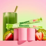 Bloom Nutrition Greens & Superfoods Powder Sticks (Watermelon, Strawberry Kiwi) 10 Count