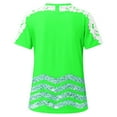 thumbnail image 2 of COM1950s Shorts pour Femmes, Chemises pour Femmes, Femmes Imprimé Manches Courtes Col Rond Chandail Chemises en Dentelle Blouse, Blouses pour Femmes, Chemises Manches Courtes pour Femmes, Blouses Manches Courtes pour Femmes, 2 of 5