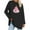 Black, variant on Tops for Women, Casual Tops for Women, Women's Casual Printed T-Shirt with Round Neck and Shoulder Drop Long Sleeved Top, T-Shirts for Women, Women's Casual Tops, Long Tops for Women