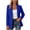 Blue, variant on Womens Casual Long Sleeve Blazer Solid Color Open Front Notched Lapel Dressy Caidigan Work Office Suit Jackets