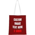 thumbnail image 1 of Custom Tote Bag Bags With Logo Personalized Custom Bags Shopping Bags Reusable Grocery Bags Bulk - Add Your Text Image, 1 of 8