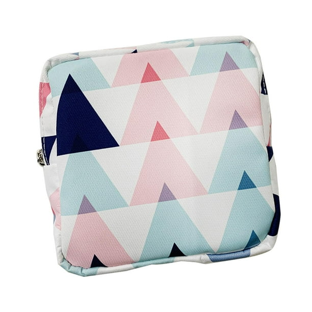 Bolsa de almacenamiento de Toallas sanitarias lavables Sunnimix Triángulo rosa