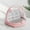 Pink, variant on UP T0 50% OFF! Portable Transparent Silkworm & Small Animal Breeding Barn, Reptile Habitat Tank with Handle & Air Vents, Durable PP Observation Cage for Insect Reptile Growth & Care