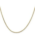thumbnail image 2 of Primal Gold 14 Karat Yellow Gold 1.65mm Solid Diamond-cut Cable Chain, 2 of 4