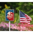 thumbnail image 4 of Eveokoki 4th of July Yard Signs Happy Independence Day Yard Sign Independence Day Outdoor Pathway Decoration with Stakes Waterproof Aluminum ​Lawn Signs Independence Day Party Supplie, 4 of 6