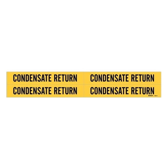 Brady Pipe Mrkr,Condensate Return,3/4to2-3/8In, 7065-4 7065-4