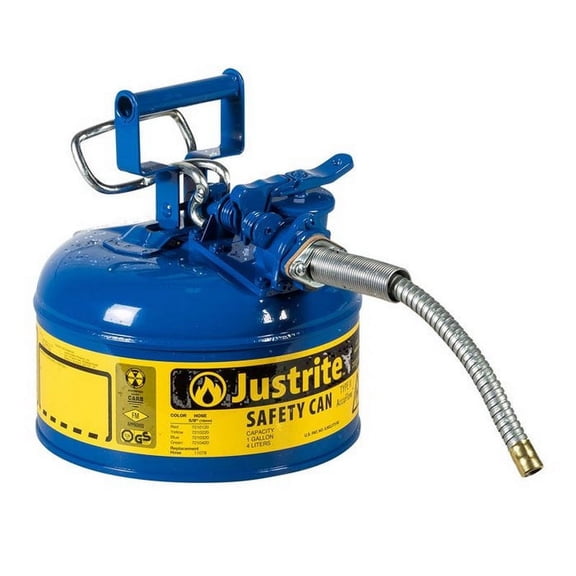 Justrite 7210320 1G-4L Iiaf Blue 0.62 in. Hose