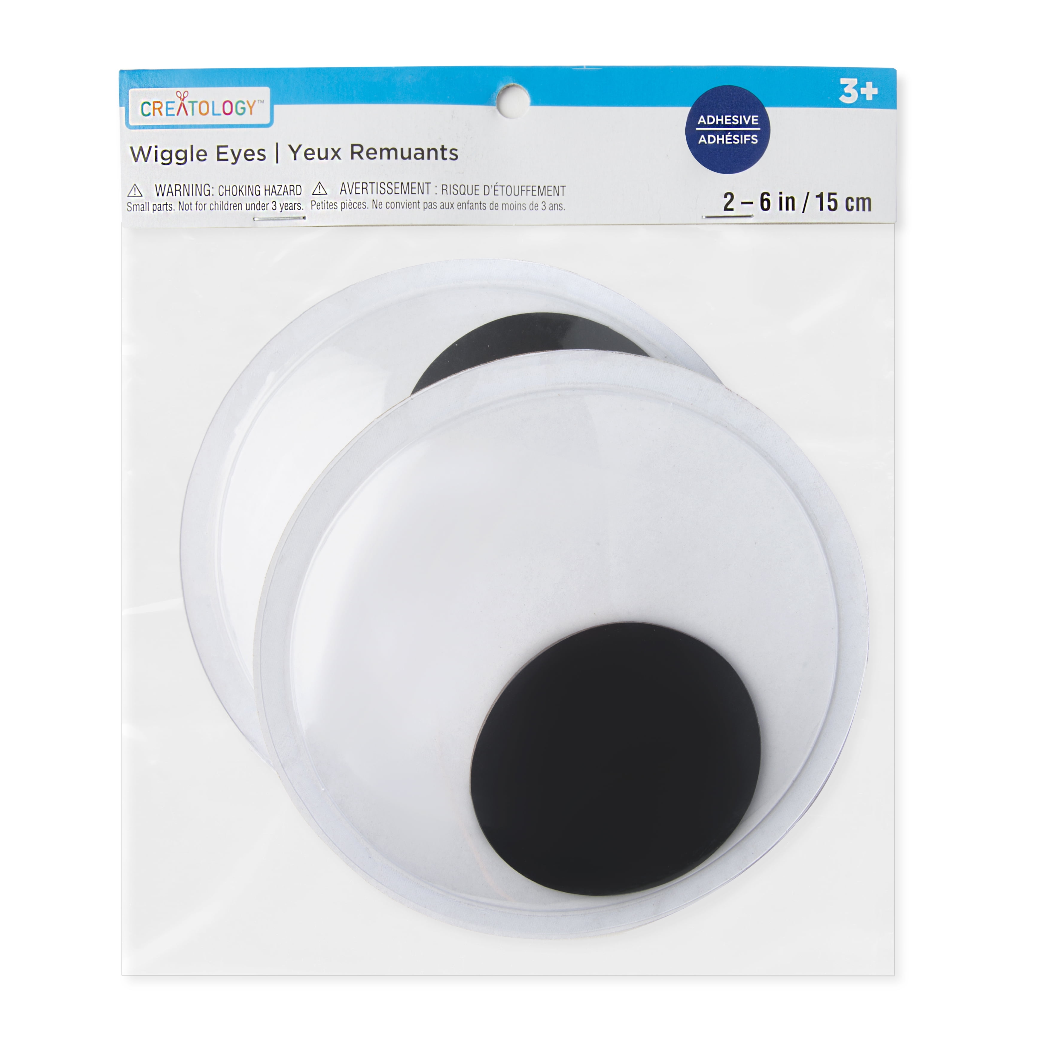 12 Packs: 2 ct. (24 total) Jumbo Adhesive Wiggle Eyes by Creatology