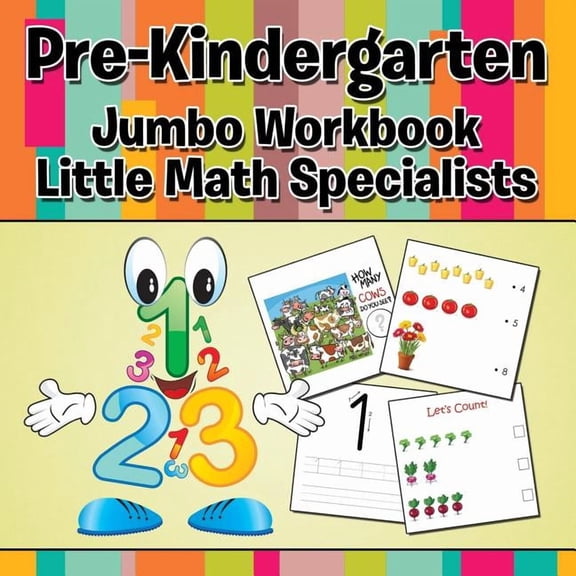 Pre-Kindergarten Jumbo Workbook: Little Math Specialists, (Paperback)
