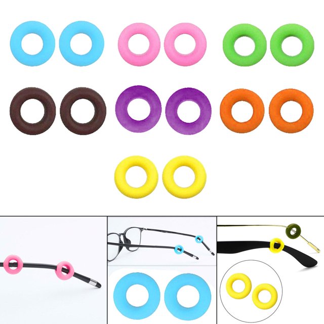 Gafas Ear Grips Anti Slip Eyeglass Leg Pads para gafas Niños Adultos Estilo B Salvador Apretones del oído