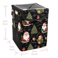 thumbnail image 5 of Christmas Foldable, with Lid, Leak-Proof, Hanging Storage Bag Car Trash Can - Car Garbage Can - Trash Can for Car, 5 of 6