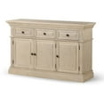 thumbnail image 1 of Maven Lane Theo Buffet Traditionnel en Bois Finition Blanc Vieilli, 1 of 8