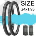 thumbnail image 2 of Hycline 2 Pack Bike Tires Set,24 Inch Folding Replacement Tire Plus Bike Tubes and Tire Levers for MTB Mountain Bicycle, 2 of 5