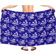 thumbnail image 4 of HAPPY BAY Men's Swim Trunk Swimsuits Sarong Pareo Beach Wrap One Size Palm,Blue-B711 Summer Vacation Aloha, 4 of 4