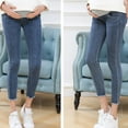 thumbnail image 5 of zttd pregnant woman jeans maternity pants trousers nursing prop belly legging, 5 of 9