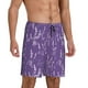 thumbnail image 2 of Fotbe Lavender Flowers Pantalones Cortos de Pijama para Hombre, Ropa de Dormir, Pantalones de Pijama Cortos para Hombre-Medium, 2 of 6
