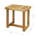 thumbnail image 5 of 18" Shower Bench with Solid American White Oak, 5 of 5