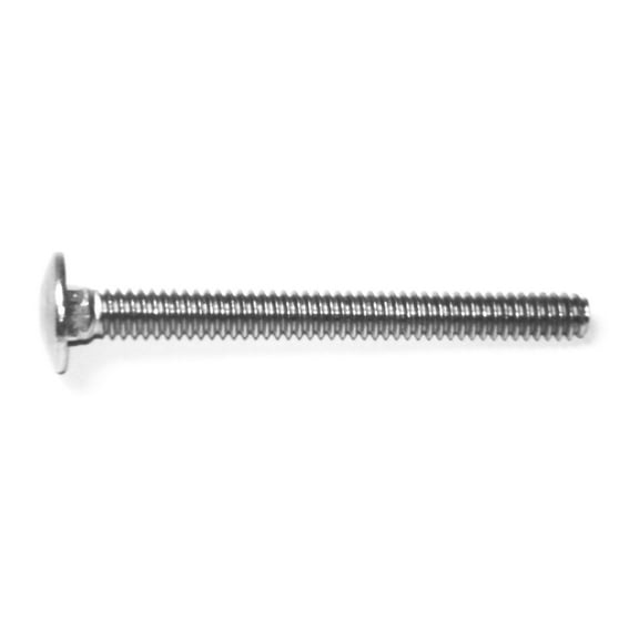 3/16-24 x 2" 18-8 Stainless Steel Coarse Thread Carriage Bolts (8 pcs.)