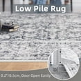 thumbnail image 4 of Boho Vintage Round Rug ft- Faux Wool Dreely Washable Area Rug Small Distressed Throw Rugs Floor Carpet for Door Mat Entryway Bedrooms Laundry (Round - ; Diameter Border ), 4 of 6