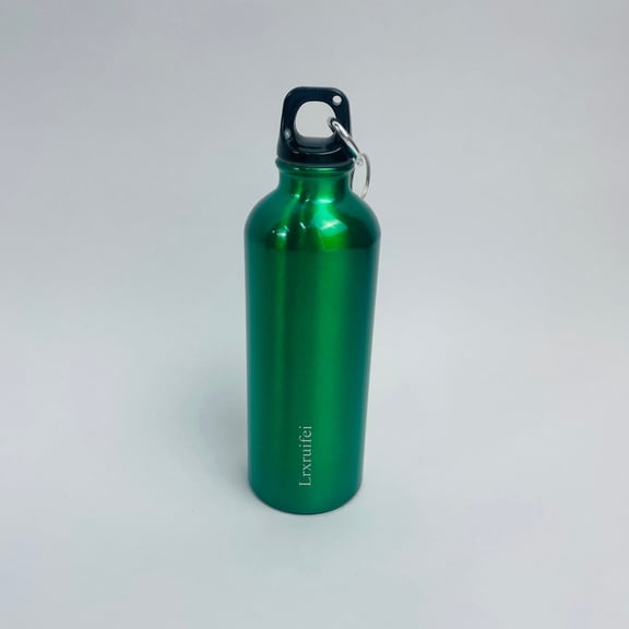 Lrxruifei 500ml Aluminum Water Bottle, Reusable Metal Sports Water Bottle, Green