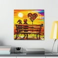 thumbnail image 3 of Love's Embrace Bench - Canvas, 3 of 10