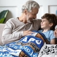 thumbnail image 5 of Dad Birthday Gift Birthday Gifts for Dad from Daughter Son Best Dad Gifts Soft Throw Blanket for Bedding Sofa (Dad Gifts, 50 x 60 Inch), 5 of 5