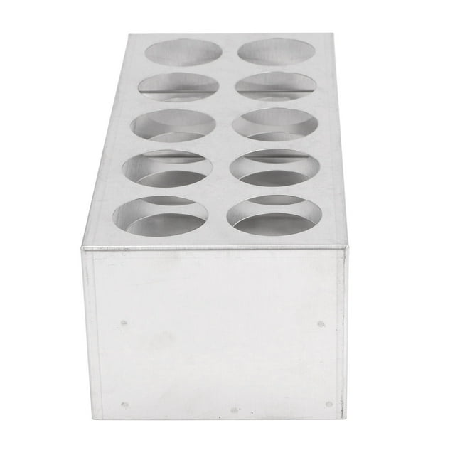 Support de Tubes à Essai en Acier Inoxydable 304, Surface Hautement Polie, Support de Tubes de Laboratoire Multifonction, Petit et Léger, Larges Applications
