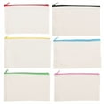 thumbnail image 4 of 12Pcs Multipurpose Cosmetic Bag Makeup Pouches with Zipper Canvas Bag Pencil Pouch Travel Toiletry Bag for DIY Design, 4 of 8