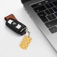 thumbnail image 6 of Goofa Flowe Chicken Printed Rectangular Metal Keychain Bag Charm Floral Charm for Purse Keys Metal Keyring Gift for Women Accessories, 6 of 7