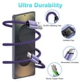 thumbnail image 4 of Charger Block 2 Pack, Type C Charger Fast Charging with 6FT USB C Cable, Type C Block USB C Charging Box Brick Cube Power Station Android Phone Charger Compaitble for iPhone Samsung Android, Purple, 4 of 8