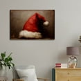 thumbnail image 3 of Vintage Santa Hat Picture Print Canvas Poster Wall Paint Art Posters Decor Modern Home Artworks Gift 24x36inch(60x90cm), 3 of 6