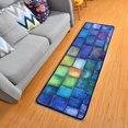 thumbnail image 5 of Colorful Small Square Runner Rug for Hallways Kitchen Non Slip 2'x 6' Washable Hall Carpet for Bedroom Entryway Laundry Room, 5 of 7