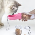thumbnail image 4 of Dog Water food Bottle Portable Travel Pet Drinker Dog Bowl Food Cat Fountain Outdoor Walking Drinking Bottle Dogs Feeder ShopWise Round, 4 of 12